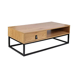 The Home Deco Factory Table basse en bois et métal Abbott.