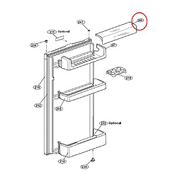 Beko COUVERCLE PLEXI COMPARTIMENT SUP