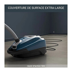 ROWENTA RO7451EA Aspirateur avec sac, Puissance 400 W, Haute filtration, Basse consommation, Silencieux, Fabriqué en France, Bl pas cher