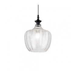 Ideal Lux Suspension Lord 1 ampoule Verre,métal Transparent