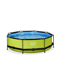 EXIT Piscine Lime 300x76cm avec pompe filtrante - vert