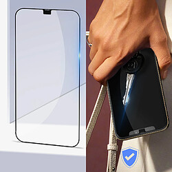 Avis Avizar Verre Trempé pour iPhone 12 Pro Biseauté 5D Surface Full Glue + Applicateur Noir