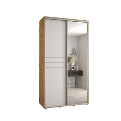 Abiks Meble Armoire Davos 11 À Portes Coulissantes 235,2/130/45 2 Portes