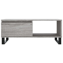 Acheter vidaXL Table basse Sonoma gris 90x50x36,5 cm Bois d'ingénierie