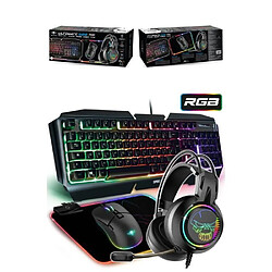 Pack GAMER Spirit Of Gamer PRO-MK500 SOURIS RGB + CLAVIER RGB + TAPIS SOURIS RGB