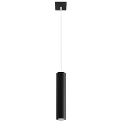 Luminaire Center Suspension LAGOS acier noir 1 ampoule