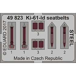 Ki-61-Id seatbelts STEEL for Tamiya - 1:48e - Eduard Accessories