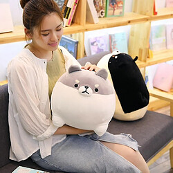 Acheter Universal (40 cm gris) mignon Fat Zhiyi Inu et Kolki chien peluche, doux animal dessin animé oreiller poupée cadeau