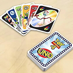 Mattel Games UNO avec Disney Pixar Toy Story 4 - Jeu de cartes pour enfants et famille pas cher