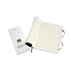 Avis Moleskine - Bloc-Notes Professionnel, de Bureau - Bloc-Notes pour le Travail - Couverture Souple et Fermeture Elastique - Format Extra Large 19 x 25 - Couleur Noir, 192 Pages