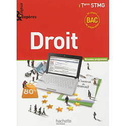 Droit terminale STMG : nouveau programme - Occasion