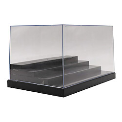 Acheter 2 Pièces Vitrine Acrylique Transparent Anti-poussière Boîte de Présentation pour Objets de Collections