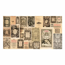 Paris Prix Papier Peint XXL Vintage Books 280x500cm