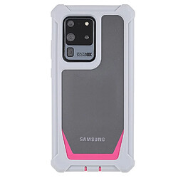 Coque en TPU + acrylique détachable 2-en-1 gris/rose pour votre Samsung Galaxy S20 Ultra