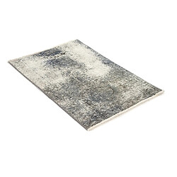 Vidal Tapis de laine 92x57 gris Vintage Royal pas cher