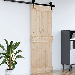 Avis vidaXL Porte NARVIK 80x210 cm bois massif de pin