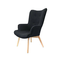 Avis The Home Deco Factory Fauteuil de salon scandi Helsinki - Noir