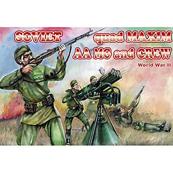 Soviet quad Maxim AA MG and crew - 1:72e - Orion