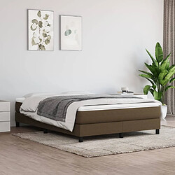 Maison Chic Matelas de lit à ressorts ensachés, Matelas doux Marron foncé 140x190x20 cm -GKD75833