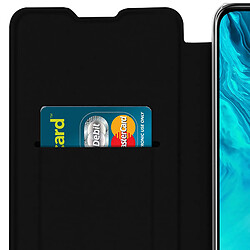 Avizar Étui Honor 9X Lite Portefeuille Clapet Porte-carte Noir pas cher