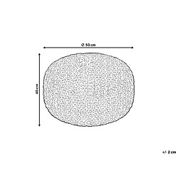 Avis Beliani Pouf DUKI Marron