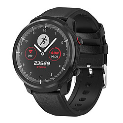 Chrono Smartwatch, Montre Connectée pour hommes, complète avec écran tactile, étanche IP68, bracelet intelligent avec 9 sports, moniteur de fréquence cardiaque, surveillance du sommeil, GPS, consommation de calories, 4 bracelets, iOS et Android(noir)