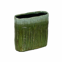 BigBuy Home Vase Vert Céramique 32,5 x 15 x 31,5 cm