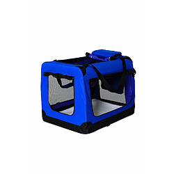 dibea tb10031 Chien Pliable Transport Voiture Box Sacoche pour Petits Animaux (Taille et Couleur au Choix), Bleu