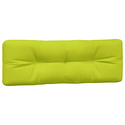 Acheter vidaXL Coussins de palette lot de 2 vert vif tissu