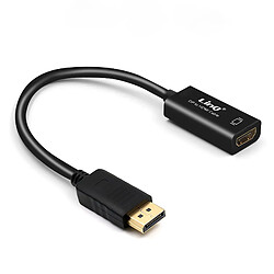 Adaptateur DisplayPort Mâle vers HDMI Femelle Full HD 3D 1920 x 1080p LinQ Noir