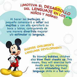 Pompe à bulle Mickey Mouse 60 ml 3,8 x 11,5 x 3,8 cm (216 Unités) pas cher