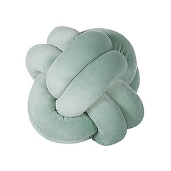 Beliani Coussin MALNI Velours 20 x 20 cm Unicolore Vert menthe