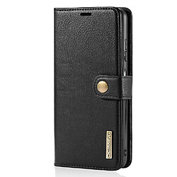 Dg.Ming Etui en PU détachable 2-en-1 noir pour votre Samsung Galaxy A22 5G (EU Version)