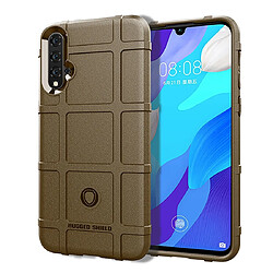 Wewoo Coque Souple TPU Antichoc à Couverture Complète pour Huawei Nove 5 Pro Marron