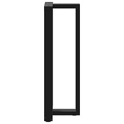 Acheter vidaXL Pieds de table de bar forme de T 2 pcs noir 40x35x(111-112) cm