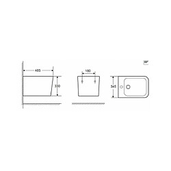 Avis Karag Bidet suspendu BOFY2 en porcelaine 48,5x34,5x33 cm