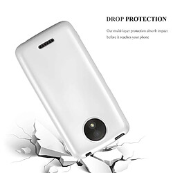 Avis Cadorabo Coque Motorola MOTO C PLUS Etui en Argent