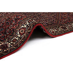 Avis Vidal Tapis de couloir en laine 402x76 rouge Bidjar