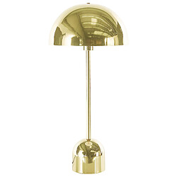 Beliani Lampe à poser dorée 64 cm MACASIA