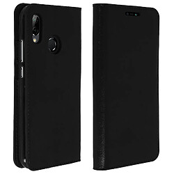 Avizar Etui Huawei P20 Lite Housse Cuir Portefeuille Fonction Support - Noir