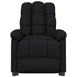 Avis vidaXL Fauteuil électrique de massage Noir Tissu