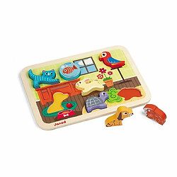 Avis Puzzle en bois Chunky Animaux domestiques 7 pièces - Janod