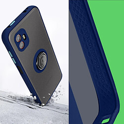 Acheter Avizar Coque Samsung Galaxy Xcover 6 Pro Bi-matière Bague Métallique Support Vidéo bleu