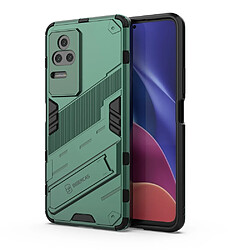 Coque en TPU antichoc avec béquille vert pour votre Xiaomi Redmi K50 Pro