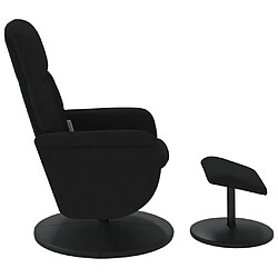 Acheter vidaXL Fauteuil de massage inclinable avec repose-pied noir velours