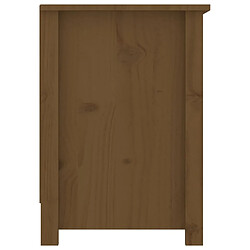 Acheter vidaXL Meuble TV Marron miel 103x36,5x52 cm Bois de pin massif