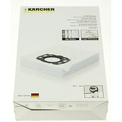 Sachet filtre ouate x4 pour aspirateur karcher