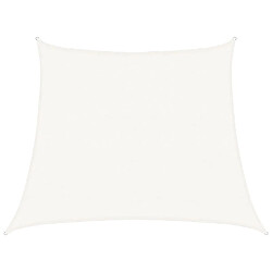 vidaXL Voile d'ombrage 160 g/m² Blanc 3/4x3 m PEHD