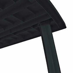 Acheter Maison Chic Table de jardin | Table d'extérieur Anthracite 216x90x72 cm Plastique -GKD95795