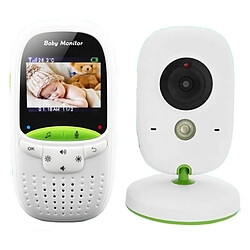 Wewoo Babyphone vidéo Babycam blanc 2.4 pouces LCD 2.4GHz Surveillance sans fil caméra bébé moniteur, soutien à deux voies Talk Back, vision nocturne